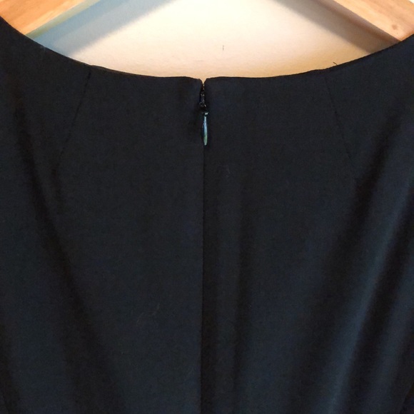J. Crew 2 Tall black wool cashmere sleeveless black dress size 2T - Picture 5 of 7